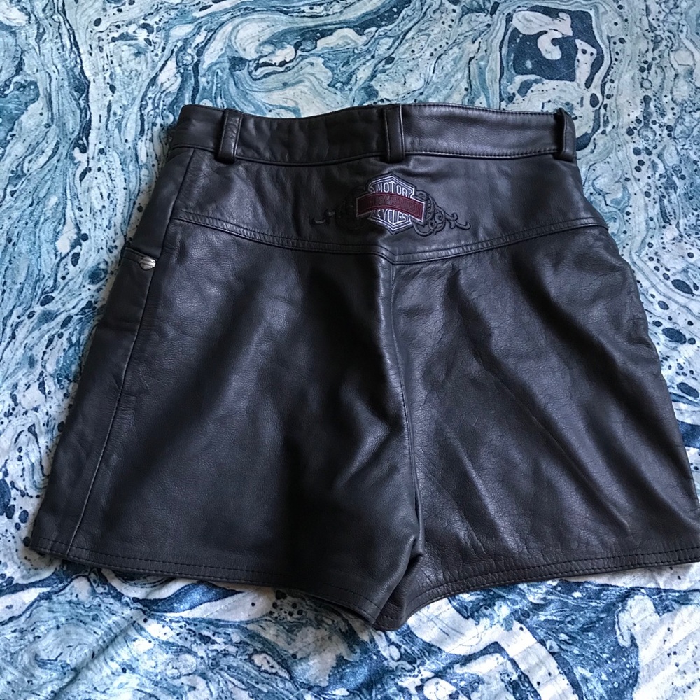 Harley Davidson Genuine Leather Shorts!